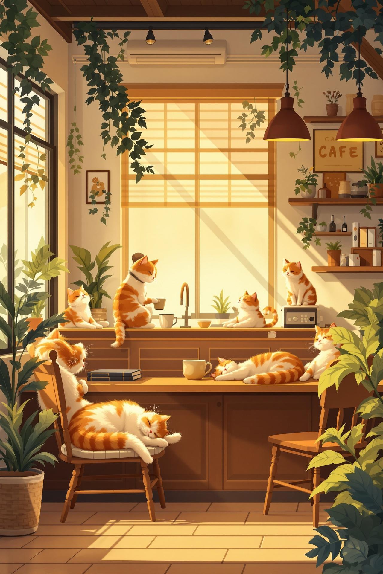 猫咪咖啡店